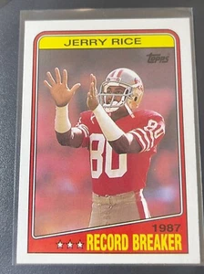 1988 Topps - #6 Jerry Rice Record Breaker - Picture 1 of 2