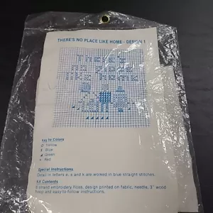 Kit punto de cruz NO HAY LUGAR COMO EN CASA Nuevo - Imagen 1 de 4