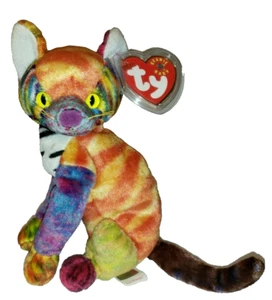 Ty Beanie Baby - KALEIDOSCOPE the Cat (6 Inch) NEW MWMTs Stuffed Animal Toy - Picture 1 of 10