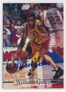 1995 Classic Rookies Auto Basketball Card NBA William Gates