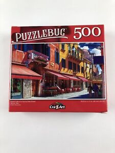 Puzzlebug 500 PC Puzzle Quaint Cafe On A Sunny Side Street Italy 18.25x11 New