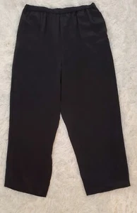 Bob Mackie Wearable Art L Large Petite Silk Pull On Pants - Picture 1 of 16