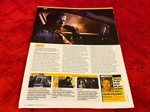 PEEP13 MAGAZINE PICTURE ARTICLE/REVIEW 11X8" RYAN GOSLING IN DRIVE MOVIE - Picture 1 of 1