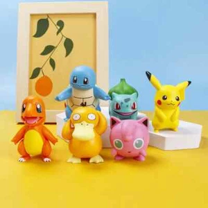 6 Stück Pokemon Pokeball Action Figur Spielfigur Bisaflor mit Pokeball Spielzeug - Bild 1 von 24