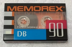 MEMOREX DB ,90, TYPE I , Normal Bias BLANK CASSETTE TAPE (SEALED) - Picture 1 of 2