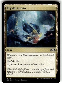 Crystal Grotto Wilds of Eldraine Regular MTG - Picture 1 of 2