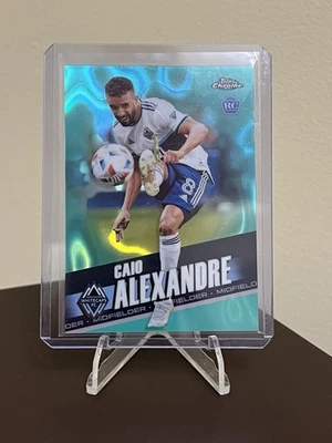 2022 Topps Chrome MLS Aqua Lava #112 Caio Alexandre Rookie Vancouver /299 - Image 1 of 2