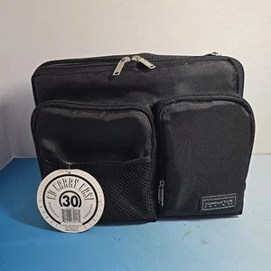 Conductor Series 30 CD (jewel/DJ) Carrying Case Black Nylon Zipper w/ strap - Picture 1 of 10