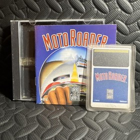 TurboGrafx-16 Moto Roader TG-16 (Case, Manual, Game Sleeve, HuCard)