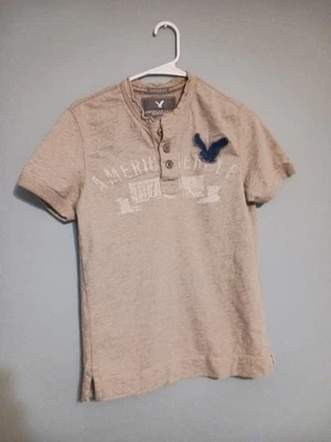 Polo American Eagle Pull Over pequeño para hombre Foto 1 de 2