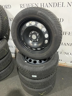 4x Orgi. VW Golf V VI Caddy Komplet Stahl-Felgen Winter 6x 16zoll 5x112 ET48 J - Bild 1 von 4