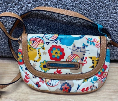 Bolso Bandolera Lily Bloom Estampado Amor Gatos Bolso de Mano Gato Bolso sin asas Pequeño de Viaje Foto 1 de 4