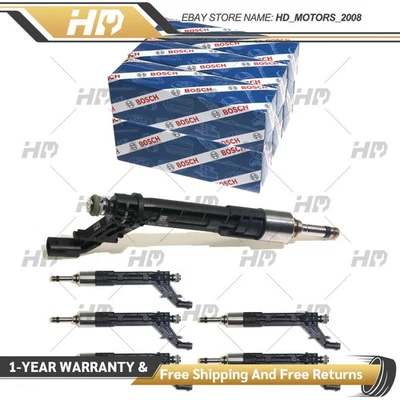 Inyectores de combustible Bosch 6 piezas para Audi RS4 RS5 B9 Porsche Cayenne Macan GTS 2.9 TFSI Foto 1 de 4