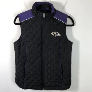 Baltimore Ravens NFL Team Apparel bestickte Steppweste Damen Gr. S schwarz - Bild 1 von 18