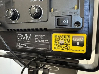 ¡VENTA MUDANZA! Panel de luz LED GVM 800D-RGB (Kit de 2 luces) Foto 1 de 4