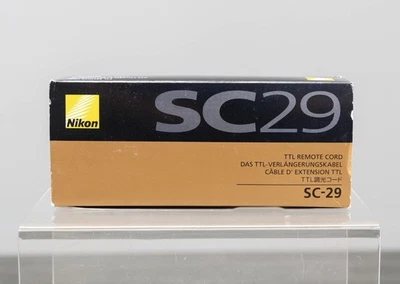 Nikon SC-29 TTL Off-Camera Coiled Remote Cord Flash Cable w/ Instructions & Box - Image 1 of 3
