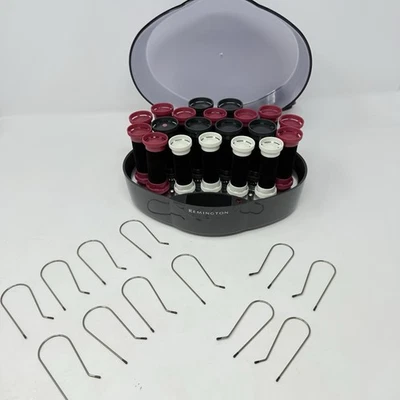 Remington Velvet Flocked Wax Core Hot Rollers Hair Curlers Pageant Clips Kf201 - Image 1 of 4