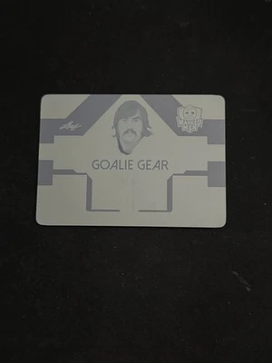 2018 Leaf Men Goalie Gear Printing Plate 1/1 Rogie Vachon #GG-21 - Image 1 of 2