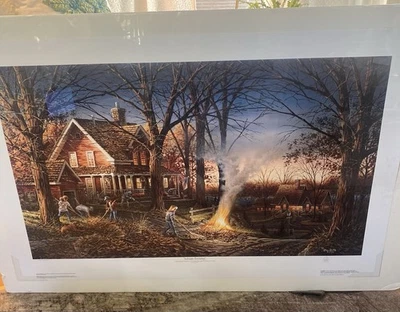 Terry Redlin - Noche de otoño - Edición limitada impresión de bellas artes firmada numerada  Foto 1 de 4