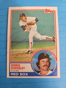1983 Topps signed Autogrammkarte Dennis Eckersley #270 Red Sox - Bild 1 von 2
