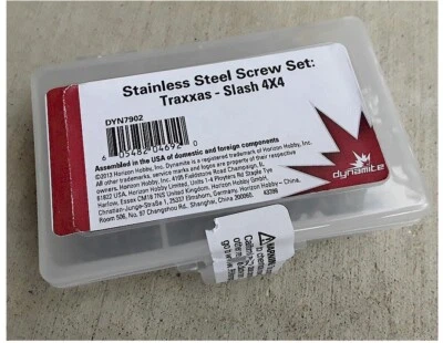 Dynamite DYN7902 Stainless Steel Screw Set Traxxas Slash 4x4 NEW *SEE+PICSB4 buy - Image 1 of 4