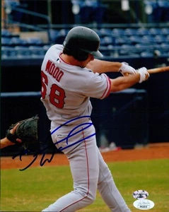Brandon Wood Anaheim Angels Signed 8x10 Glossy Photo JSA Authenticated - Picture 1 of 2