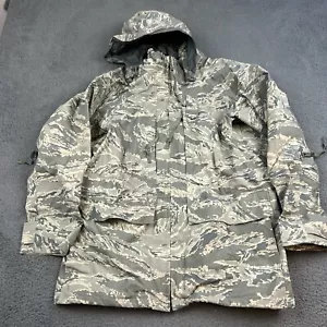 Propper Goretex Jacket Mens Extra Large Green Parka All Purpose Camouflage Hood - Picture 1 of 7
