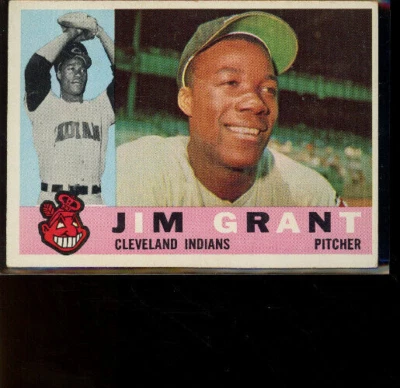 1960 Topps #14 Jim Grant Indians - Image 1 of 2