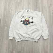 VINTAGE 90s Florida Sunshine State Crewneck Sweatshirt Size 2XL XXL Mens 1990s