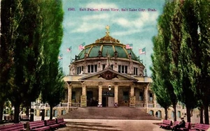 Postcard Salt palace front view Salt Lake City, Utah - Imagen 1 de 2