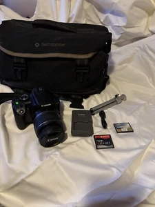 Canon EOS Rebel XTi Model DS126151 with Lens EFS 18-55mm and 2 SD Cards and more - Picture 1 of 14