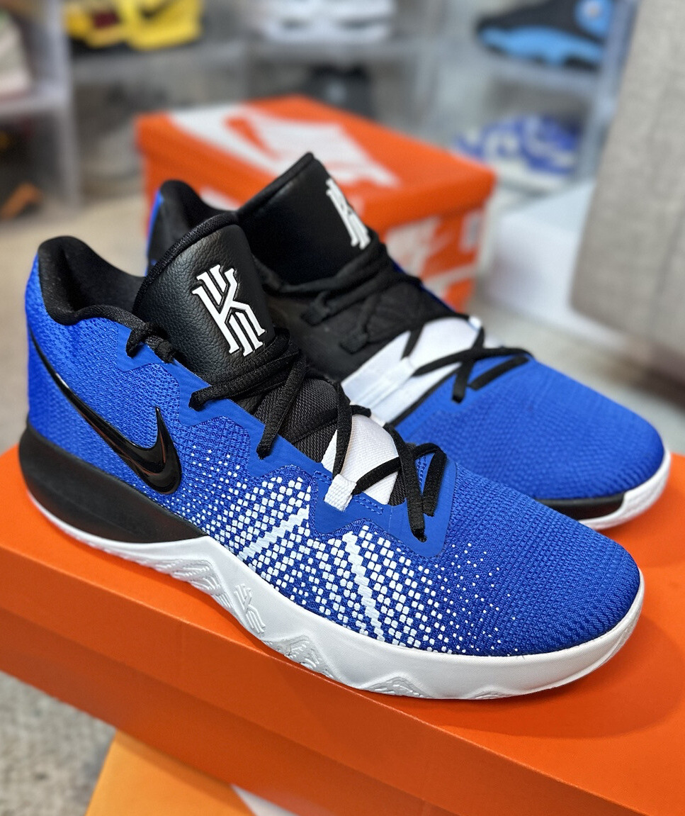 kyrie irving shoes orange and blue