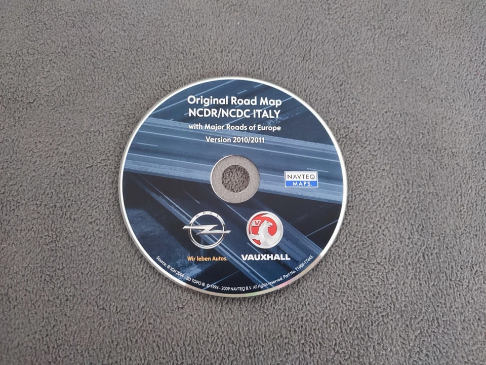 CD Navigation OPEL NCDR NCDC ITALIA ITALIEN + Major Roads Europe 2010/2011 - Bild 1 von 1