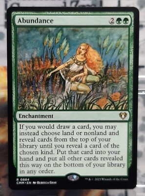 Magic - Abundance / Überfluss - Rare/Verzauberung - Commander Masters: Extras NM - Bild 1 von 3