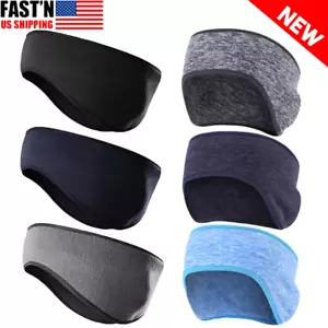 Ski Ear Warmers Headbands Winter Fleece Running Ear Muffs Headband for Women Men - Picture 1 of 29