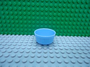 Lego 1 Medium Blue 5x5x2 Half Barrel Storage Container NEW - Picture 1 of 1