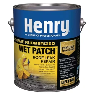 0.90 Gal NEW Rubberized Wet Patch Roof Cement Leak Repair Sealant - Picture 1 of 6