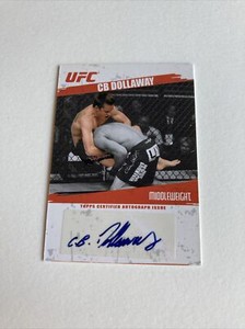 2009 Topps UFC CB Dollaway FA-CBD Autograph Card