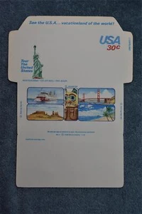 1981 Never Folded Aerogram UC54, UPSS #ALS-20a 30c Green Liberty, - MINT - Picture 1 of 1
