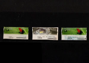 STAMPS COSTA RICA STAMPS LABELS 2004 / 2005 3 STAMPS USED - Picture 1 of 3