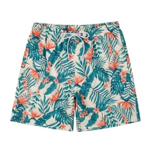 Men’s 3D Flamingo & Banana Print Beach Shorts Quick Dry Swim Trunks Summer - Picture 1 of 24