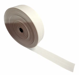 Besatzband Gurtband 5 cm Breite 100 m Rolle Kantenband weiß - Bild 1 von 2