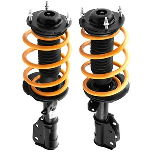 Front Pair Struts Coil Springs For Chevy Traverse 2009-2012 GMC Acadia 07-12 - Picture 1 of 11