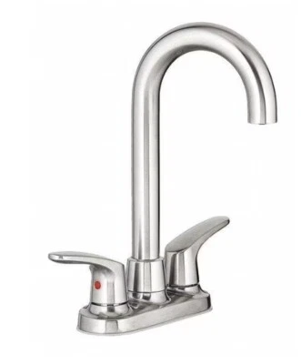 Grifo de barra de 2 manijas American Standard 7074.400 Colony Pro en acero inoxidable Foto 1 de 4