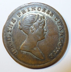 Jeton Nuremberg, Charlotte de Galles  Princesse britannique, 6 novembre 1817 - Picture 1 of 2