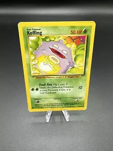 Pokémon TCG Koffing Base Set 51/102 Regular Unlimited Common #5 - Picture 1 of 10