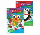 Christmas Colouring Activity Books Wobbly Eyes X2 Books Childrens Boy Girl