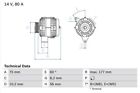 Bosch Alternator For Citroen Saxo Nfz(Tu5jp) 1.6 Litre (02/1996-02/2003) Genuine