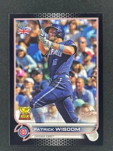 Patrick Wisdom - 2022 Topps UK Edition #42 - Black Parallel - SP SN #117 /125 - Picture 1 of 2