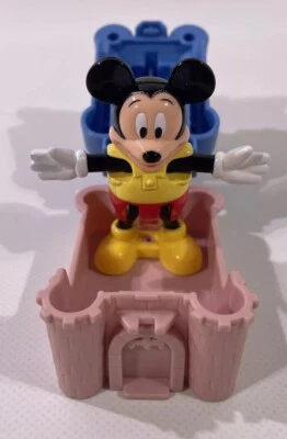 Retro Mc Donalds Mickey Mouse Disney Casa Castillo Figura Disneyland 1996 HL10 - Imagen 1 de 4